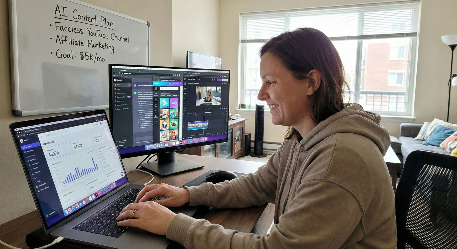 Build a $5,000/Month Side Hustle with Free AI Tools