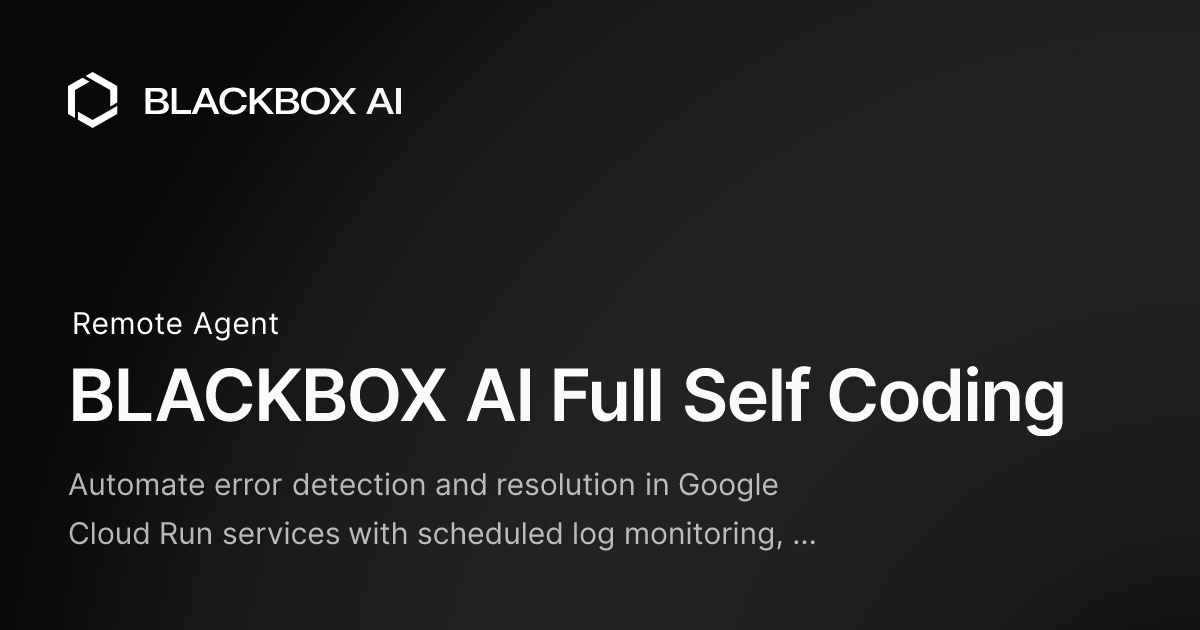 Claude Code, Codex, Gemini, Blackbox. All Agents in One.
